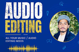 do mixing, noise reduction, fix and clean up your vocals