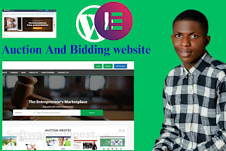 design an auction website, bidding website, car auction, muitivendor website
