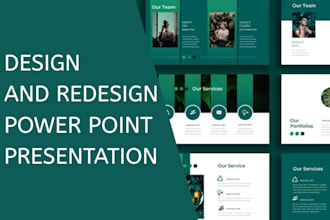design branded presentation in powerpoint canva google slide