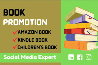 amazon children book promotion, marketing and ad camping