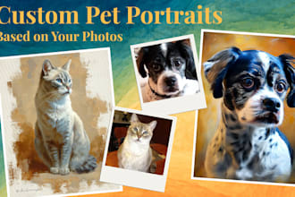 design memorial portraits of your beloved pet