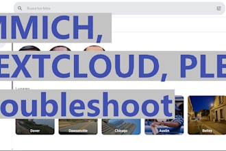 troubleshoot your immich, nextcloud, or plex nas setup