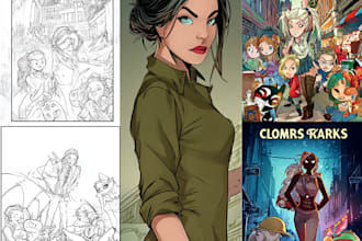 professionally color your comic, webtoon, or cover art
