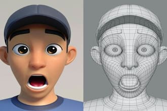 convert 2d image to 3d printable model custom 3d character from 2d concept art