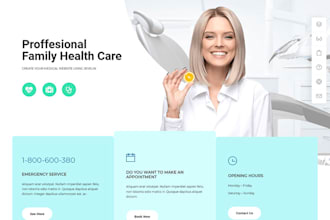 develop telemedicine website, ai doctor appointment website, healthcare website