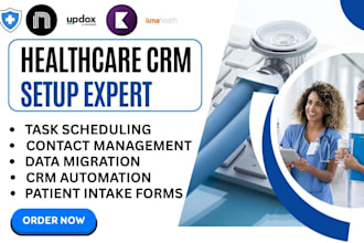 setup healthcare crm nexhealth updox klara salesforce health cloud crm