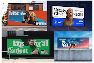 design eye catching billboards banners and outdoor advertising in 24hrs
