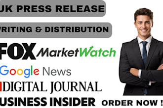 do uk press release writing and distribution to uk media outlet