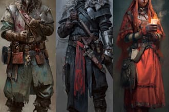 fantasy horror and fantasy horror character