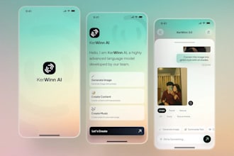 build chatgpt app, ai content generator app, ai development