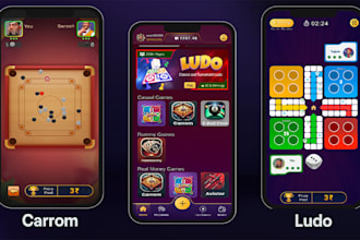 develop ludo, carrom, 8 ball pool and more mobile games in unity