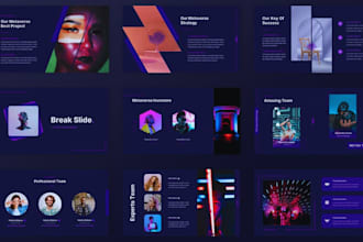 design stunning animated multimedia presentations with custom infographic slide