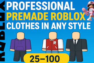 custom roblox clothing design, shirt, pant, jackets