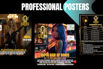 professional posters and logo tailored to your vision
