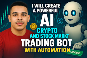 create a powerful ai crypto and stock market trading bot with automation