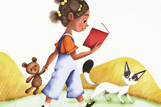 illustrate african american children book illustration