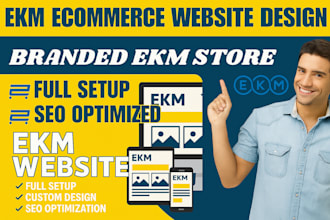 setup ekm website design shift4shop store ekm product listing ekm store redesign