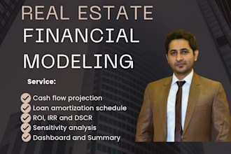 do real estate financial modeling for commercial and residential properties
