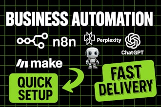 automate your business workflows using n8n, make and zapier, shopify ai agent,