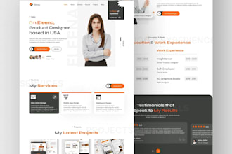 design a premium personal brand website for coaches, founders or creators