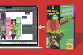 create an eyecatching illustrated game box