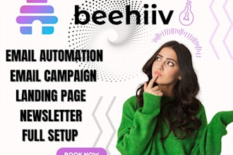 blast  campaign  beehiiv landing page substack newsletter substack promotion