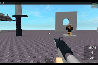 do roblox gun, gui system, combat system, roblox builder, roblox scripter