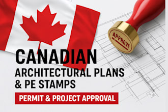provide architectural, structural and mep designs with canadian pe stamp