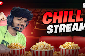 design a mind blowing youtube thumbnail for you