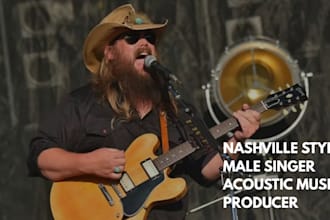 sing and produce country music country ballad, pop, rock and  nashville