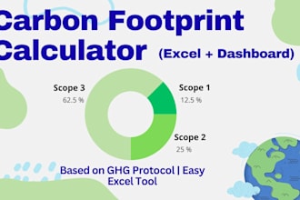 create a carbon footprint calculator with data visualization