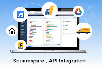 integrate squarespace API, ecommerce API, ebay API, shipping API for your store