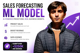 build a sales forecasting model using time series ml