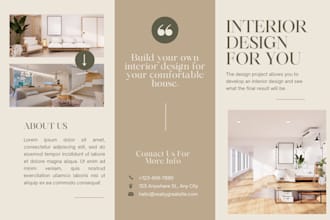 design brochures, product booklets, and catalogs that showcase