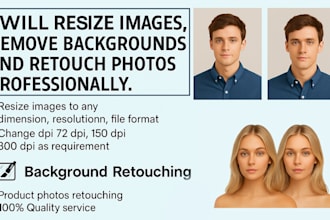 resize images, remove backgrounds, and retouch photos professionally