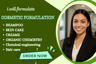 create professional cosmetic formulations for skincare and haircare