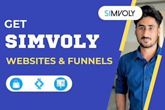 create high converting simvoly websites and funnels