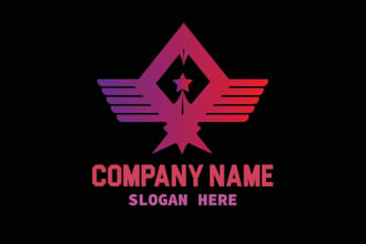 create professional military business logo design