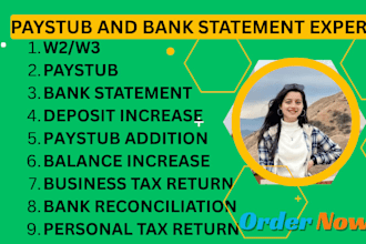 do profit and loss and bank reconciliation for you