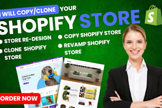 clone shopify store redesign revamp shopify update or duplicate shopify store