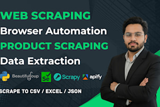 build python web scraping and browser automation bots