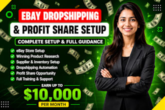 do expert ebay dropshipping on profit share