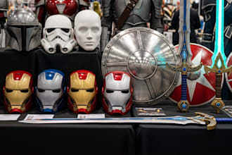 3d print and paint, ship your 3d mask 3d helmet cosplay armor halloween stl mask