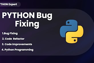 debug, fix improve your python code