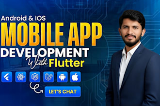 do flutter mobile app development, building mobile app as flutter app developer