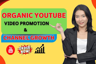 do organic youtube video promotion marketing and channel growth by social media