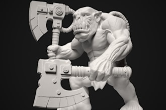 model 3d dnd character, warhammer40k, articulated model,stl action figure, ttrpg