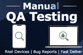 manually test your website or mobile app and find bugs