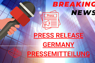 press release distribution packages in germany