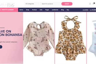 do baby swimwear clothing website beachwear, swimsuit dropshipping shopify store